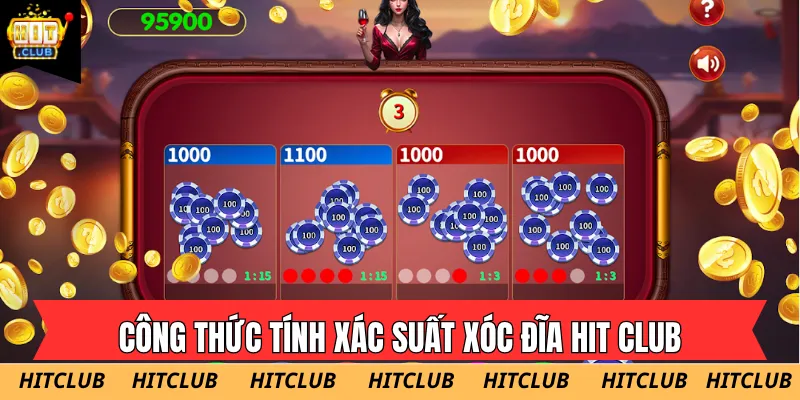 Ứng dụng công thức tính xác suất Xóc đĩa Hit Club để phân tích tỷ lệ thắng thua trong từng phiên cược 2026